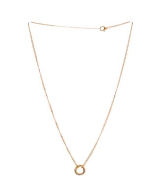 Trinity Choker Necklace 18K Tricolor Gold, 15.75"