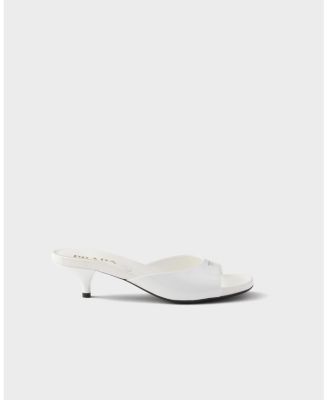  Women's Patent Leather Kitten Heel Sandals