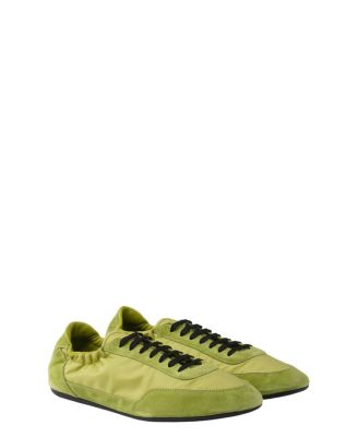  Men's Collapse Re-Nylon And Suede Elasticized Sneakers