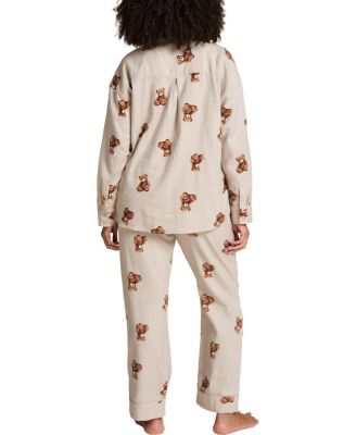 Hunkemoller Jacket Flannel Twill Bear