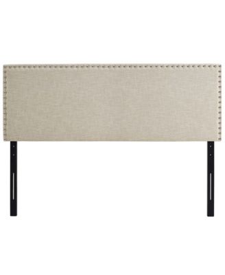 Phoebe Upholstered Fabric Headboard, Queen