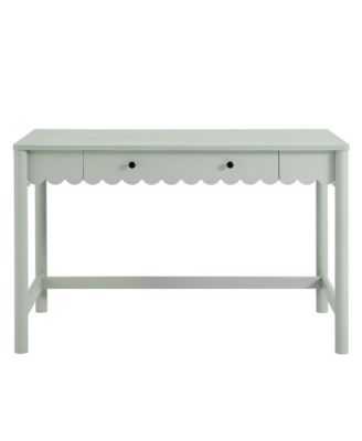 Emmeline 1-Drawer Scallop Writing Desk