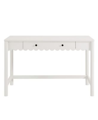 Emmeline 1-Drawer Scallop Writing Desk