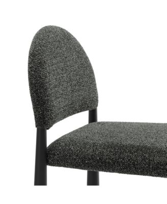 Hayley Upholstered Fabric Counter Stool