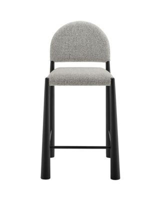 Hayley Upholstered Fabric Counter Stool