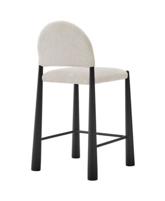  Hayley Upholstered Fabric Counter Stool