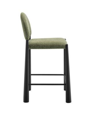 Hayley Upholstered Fabric Counter Stool