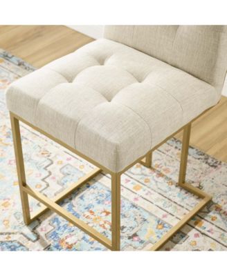  Privy Upholstered Fabric Counter Stool, Set of 2