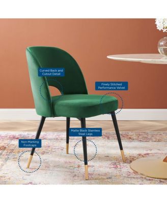 Rouse Performance Velvet Dining Side Chair