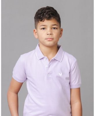 Boys' Organic Short Sleeve Knit Pique Polo Shirt - Big Kid