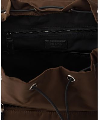  Explore Re-Nylon and Leather Backpack
