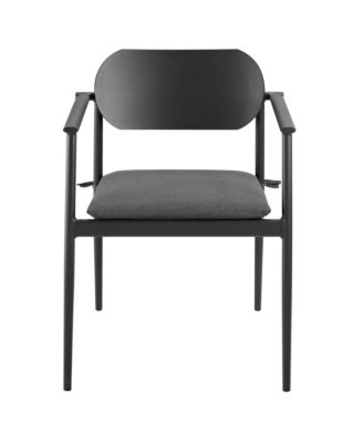 Aeris Stackable Outdoor Patio Aluminum Dining Armchair, Set of 2