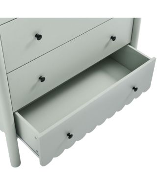 Emmeline Scalloped 5-Drawer Chest