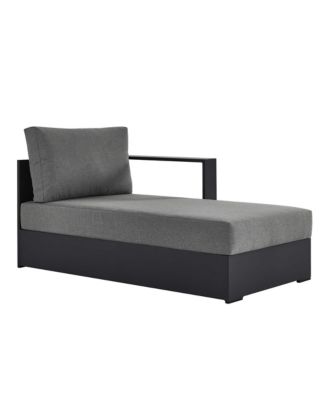 Tahoe Outdoor Patio Powder-Coated Aluminum Modular Right-Facing Chaise Lounge