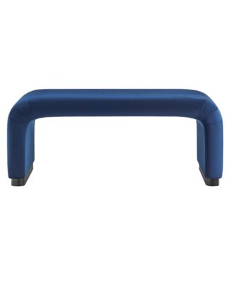 Koda Performance Velvet Waterfall Ottoman