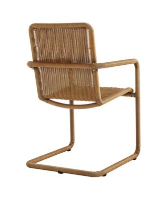 Abacus Outdoor Patio Wicker Dining Chairs, Set of 2