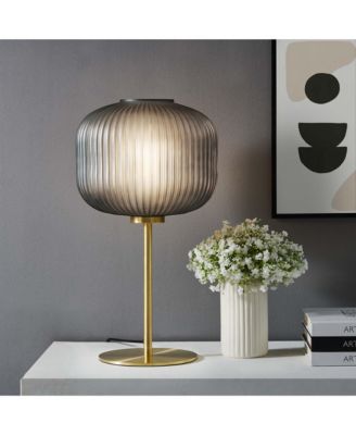 Reprise Glass Sphere Glass and Metal Table Lamp