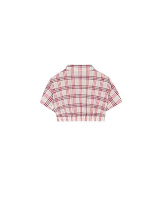 Girls' Check Cotton Shirt - Little Kid, Big Kid