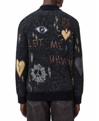 Meller Graphic Cardigan Sweater