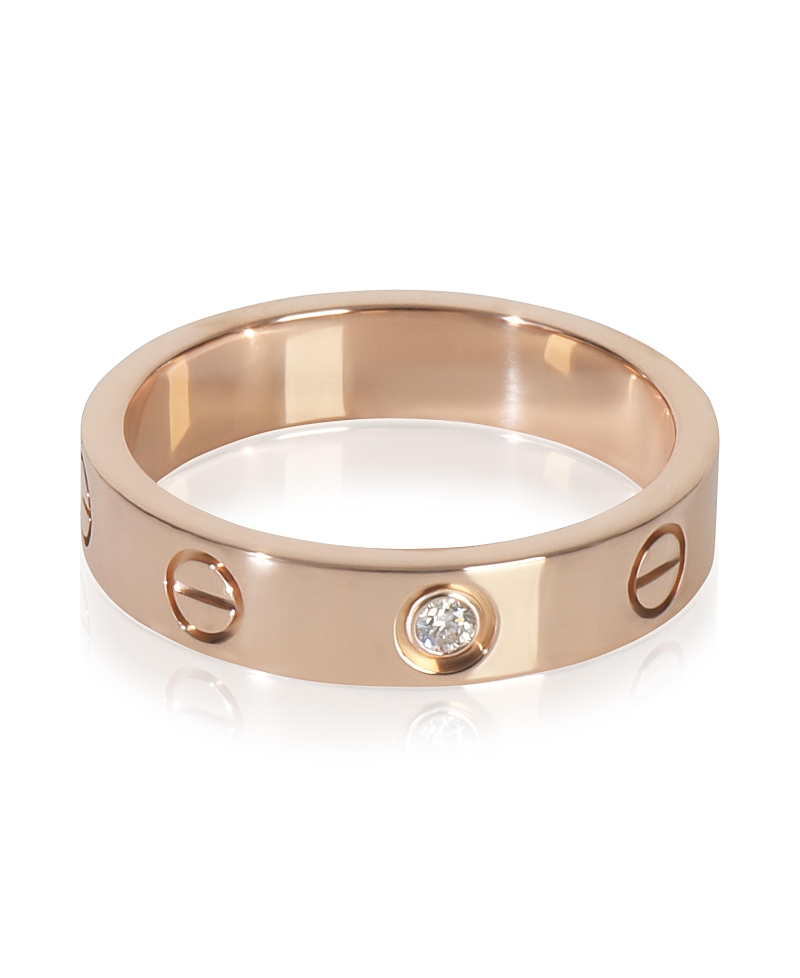 Pre-Owned Cartier Small Model Love 18k Rose Gold Ring