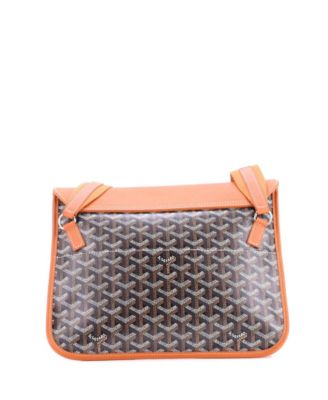 Coursier Messenger Bag Coated Canvas and Leather