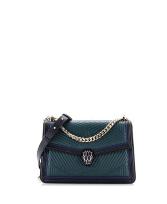  Small Serpenti Forever Shoulder Bag Quilted Leather