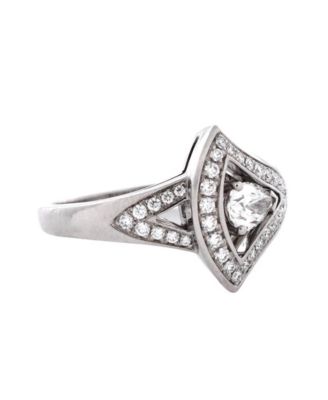  Divas' Dream Openwork Ring 18K White Gold with Diamonds