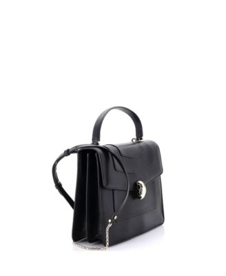 Medium Serpenti Forever Top Handle Bag Leather