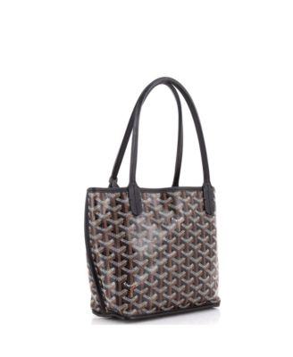 Mini Anjou Reversible Tote Coated Canvas
