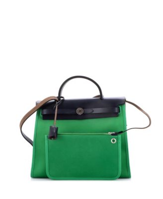 31 Herbag Zip Leather and Toile