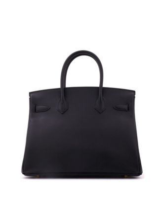 Birkin 30 Handbag Black Epsom with Gold Hardware