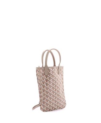 Mini Poitiers Tote Claire Voie Coated Canvas