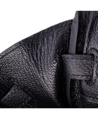 Birkin 25 Handbag Black Togo with Gold Hardware