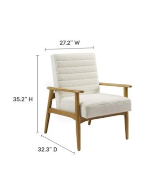 Jensen Boucle Fabric Accent Chair