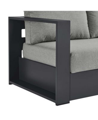 Tahoe Outdoor Patio Powder-Coated Aluminum Modular Left-Facing Loveseat