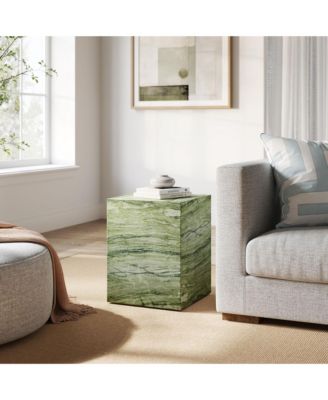 Jordana Square Plinth Indoor - Outdoor Patio Concrete Side Table