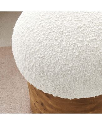 Breeze Boucle Upholstered Ottoman