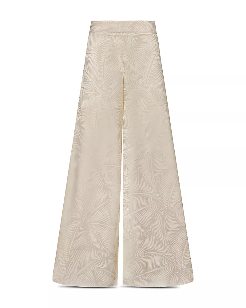 Johanna Ortiz Jacquard Ecru Musical Pants