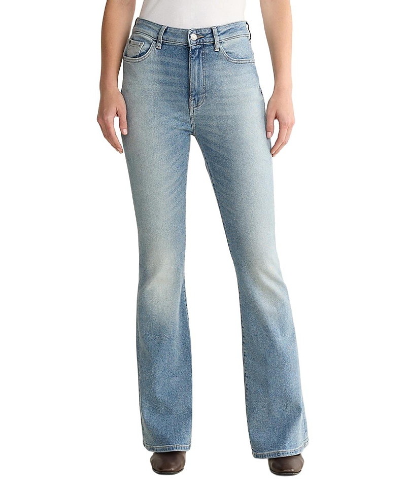 Warp + Weft Nao High Rise Bootcut Jeans in Hollywood Hills