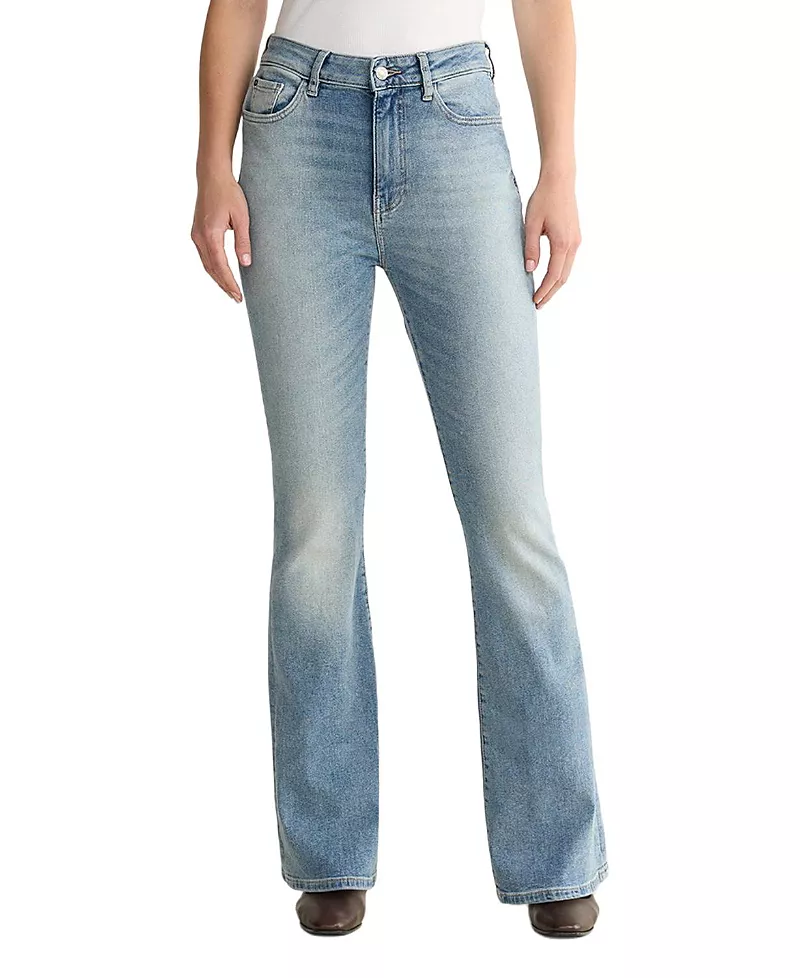 Warp + Weft Nao High Rise Bootcut Jeans in Hollywood Hills