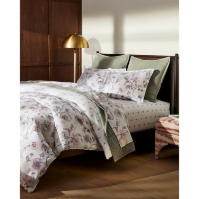 Tropical Floral Cotton Sateen Sheet Set