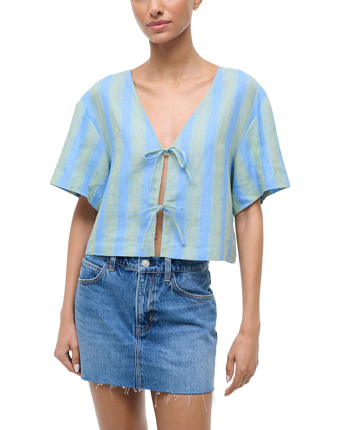 Staud Ava Linen Top