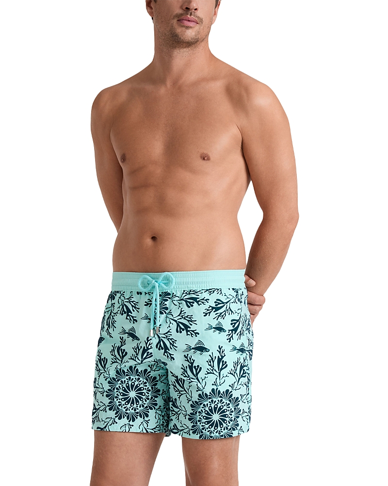 Vilebrequin Flocked Coral Mandala Swim Shorts
