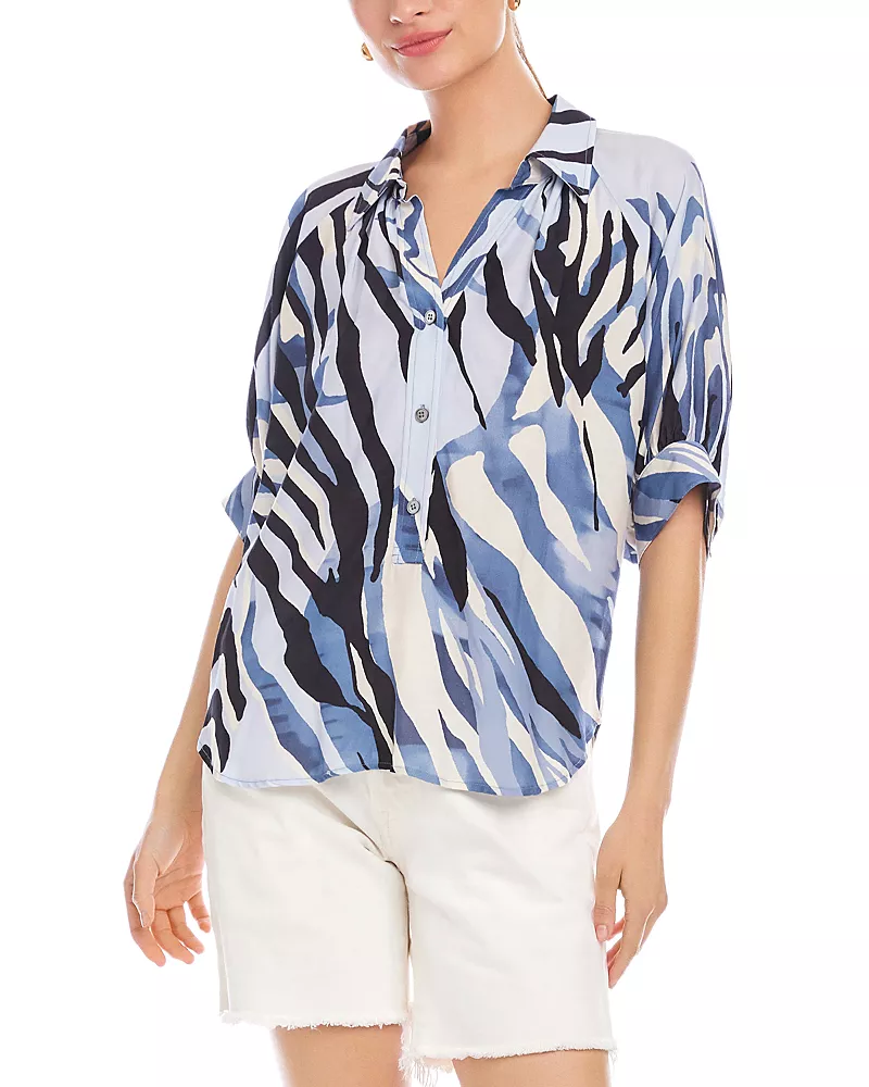 Fifteen Twenty Yvette Blouson Sleeve Top