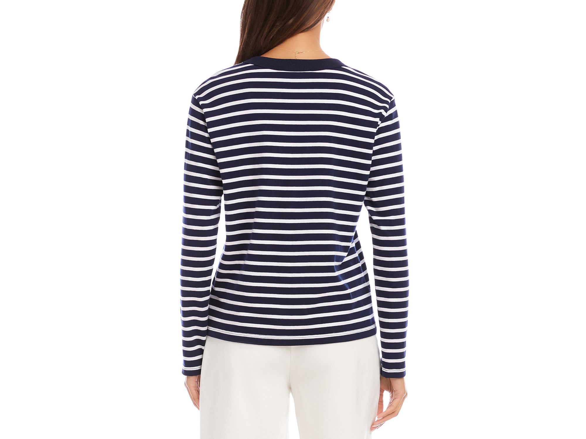 Stripe Long Sleeve Top — Image 4