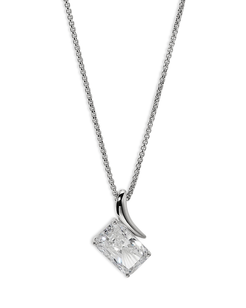 Nadri Phenom Emerald Cut Cubic Zirconia Pendant Necklace, 16