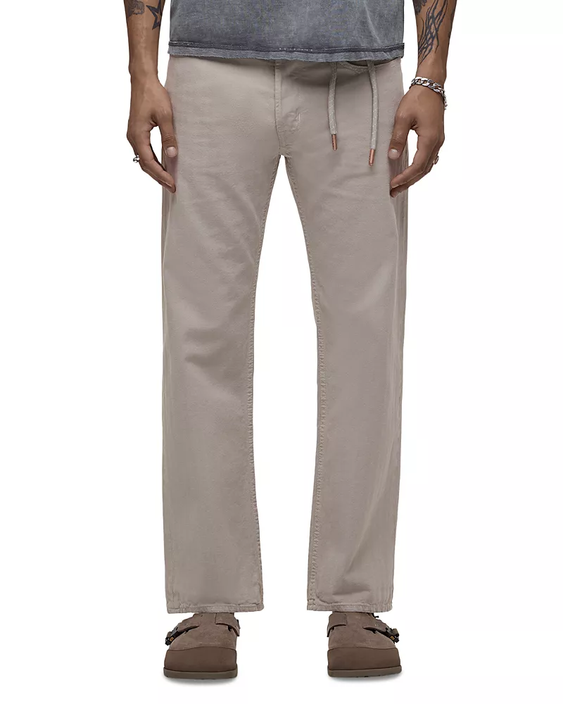 Hudson Relaxed Fit Five Pocket Jeans in Natural Moss