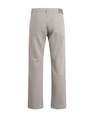Relaxed Fit Five Pocket Jeans in Natural Moss