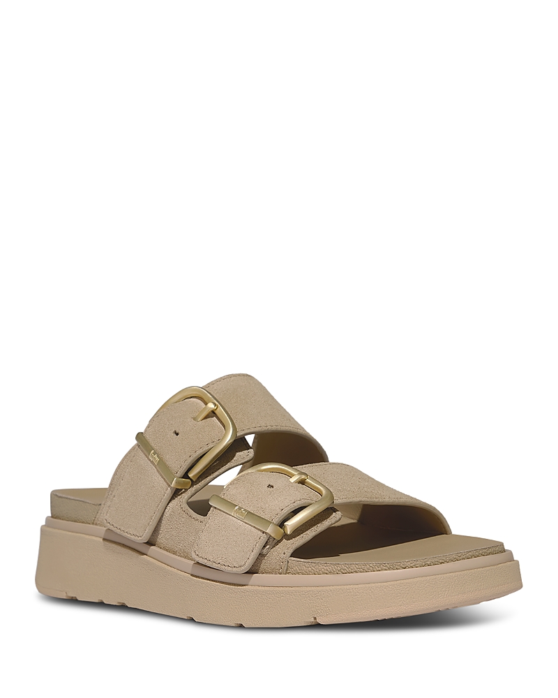 FitFlop Women's Gen-ff Two Bar Suede Slide Sandals