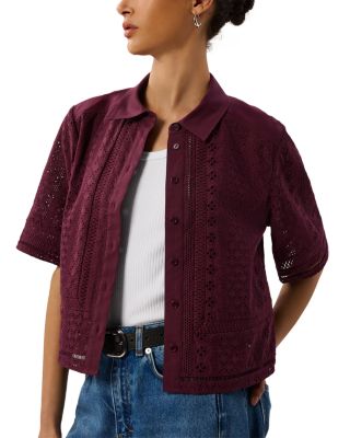 Broderie Cotton Shirt